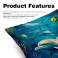 thumbnail image 2 of Dolphin Pillow Covers Set with Unique Patterns - 16x16, 18x18, 20x20 Inches - Set of 2 Elegant Pillow Inserts, Throw Pillows Covers for Home for Any Occasion, 2 of 6