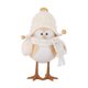 thumbnail image 4 of Adorno de pájaro LED iluminado, decoración de mesa, regalo, adorno de Navidad, estatua de adorno de escritorio para mesa, suministros para fiestas Sombrero redondo blanco Macarena Figura de escritorio, 4 of 8