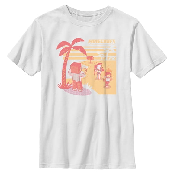 Boys Minecraft Summer Fight T Shirt