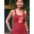 thumbnail image 2 of Mom Baby Watercolor Art Racerback Tank Women -Image by Shutterstock, Female Small, 2 of 4