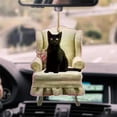 thumbnail image 2 of Funny Cat Airplane Car Hanging Ornament for Rear View Cute Novelty Vehicle Interior Accessory, 2 of 4