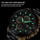 thumbnail image 2 of Relojes para hombre Reloj de pulsera de cuarzo de lujo Reloj informal de negocios para hombre Reloj luminoso de moda Acero inoxidable resistente al agua, 2 of 8