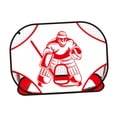 thumbnail image 3 of Neta de hockey portátil de práctica de es de hockey para el baloncesto interior del fútbol Rojo, 3 of 8