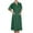 Green, variant on YABCSAZ Nurse Dress for Women's Button Down Lapel Short Sleeve Scrub Uniforms with Pockets Lightweight Scrubs Workwear Spa Salons Staff Solid Housekeeping Hospital Nurse Scrub Coat Uniform Dress