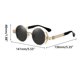 thumbnail image 5 of Gafas de sol estilo punk vintage, gafas de sol estilo punk vintage, gafas de sol redondas retro, gafas punk elegantes y modernas, 5 of 9