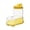 🔥 Yellow_Base#766, variant on Hamster Food Bowl Non-Spill Plastic Feeder with Stable Base and Large Capacity for Dwarf Syrian Hamster Gerbil Mouse Hedgehog Easy to Clean Feeding Dish with Portion Spoon for Dry Food and Pellets