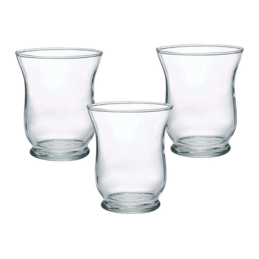 Clear Glass Hurricane Candle Holders Dz Home Decor 12 Pieces