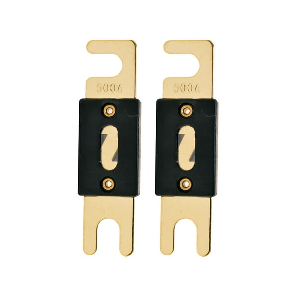 High-Quality Gold Plated 500A Amp ANL Fuse (2 Pack)