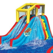 Banzai Slide N Soak Inflatable Outdoor Kids Splash Pool Water Park, Ages 5+
