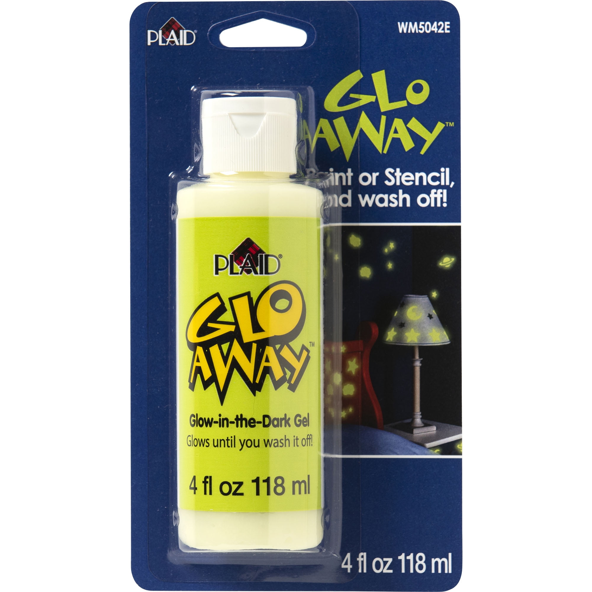 FolkArt Glo Away Acrylic Craft Paint, Matte Finish, Neutral, 4 fl oz