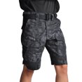 thumbnail image 1 of Abcnature Men's Athletic Shorts, Sports Gym Running Short Pants, Men Casual Button Zipper Summer Outdoor Breathable Multi-pocket Tooling Camouflage Shorts, Cargo Casual Hiking Shorts Dark Gray XS, 1 of 2