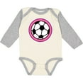 thumbnail image 3 of Inktastic Soccer Player Girls Sports Ball Girls Long Sleeve Baby Bodysuit, 3 of 5