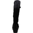 thumbnail image 5 of Style & Co. Womens Ashliie Faux Leather Riding Boots Black 9 Medium (B,M), 5 of 5