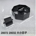 thumbnail image 1 of Dispensador de cinta adhesiva de escritorio con 3 juegos de núcleo rodante: máquina de rollo adhesivo con rueda lisa para oficina - Rueda compatible con soportes de cinta estándar, 1 of 5
