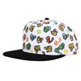 thumbnail image 2 of Pokemon Collage Chibi Characters Flatbill Snapback Hat, 2 of 4