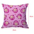 thumbnail image 4 of Funda de almohada de lino de terciopelo cuadrada Sunnimix Patrón de estampado 45x45cm, 4 of 7