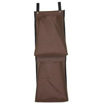 American Supply 2 Pockets Cleaning Cart Caddy Bag, Brown