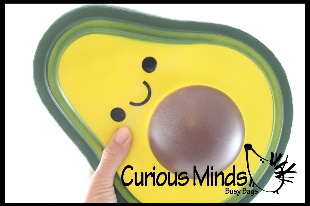 JUMBO Avocado Squishy Slow Rise Foam Food Fruit - Scented Sensory, Stress, Fidget Toy - Walmart.com