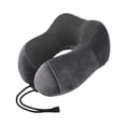 thumbnail image 2 of Almohada de , soporte para cuello, reposacabezas ultraligero y versátil, funda lavable portátil en forma de U para coche cama o oficina. Gris oscuro, 2 of 9