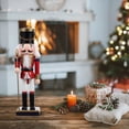 thumbnail image 4 of LEEYNEER Christmas Nutcracker Soldier Statue Multi Decorative Friends 1Pack, 4 of 8