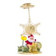 thumbnail image 3 of Elk Candelabro navideño de alce y Papá Noel, candelabro con forma de estrella y copo de nieve para Navidad, decoración de mesa para fiesta de boda, portavelas de regalo, 3 of 5