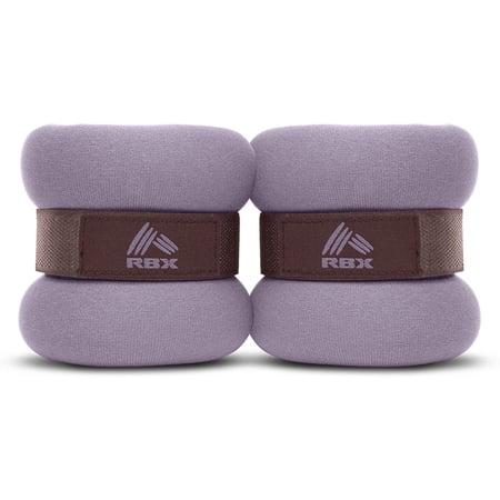 RBX Adjustable Wrist Ankle Weights for Toning  Strengthening Your Body  Running  Jogging  Walking  Resistance Training  Physical Therapy  Set of 2