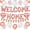 pink, variant on Welcome Home Decorations Green Gold,Gold Welcome Home Foil Balloon Banner with Sage Green White Heart Balloons Pennant Flag Bunting for Housewarming Baby Shower Home Family Party Supplies