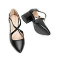 thumbnail image 3 of DREAM PAIRS Women's Chunky Heels Dress Pumps Closed Pointed Toe Comfort Cross Strap Block Heel Shoes For Party Dance Wedding, 3 of 6