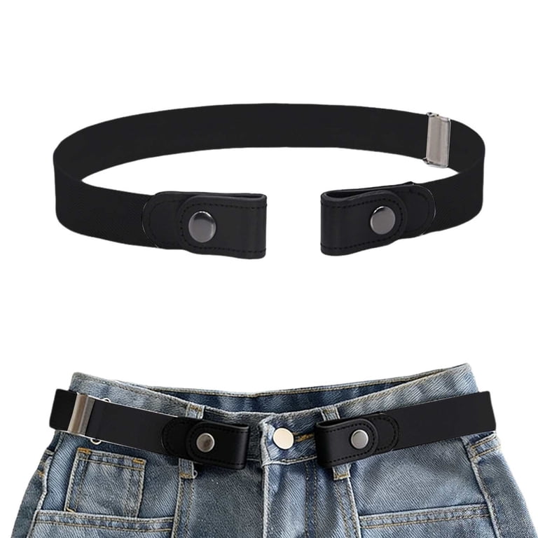 VLOOCKLW Mens No Buckle Elastic Belt Comfort Adjustable  display picture 2