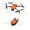 Black,Orange, variant on Pyaiiner Brushless Motor Drones with ESC HD 2 Cameras 2.4G Electric Tuning RC Quadcopter with LED Light Flash Night Vision Pan Tilt Shockabsorber Altitude Hold Obstacle Avoidance Kids Toy