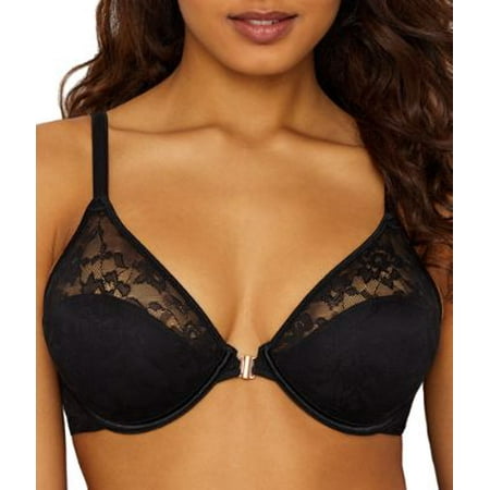 

Le Mystere Womens Lace Perfection Convertible Front-Close Bra Style-4415