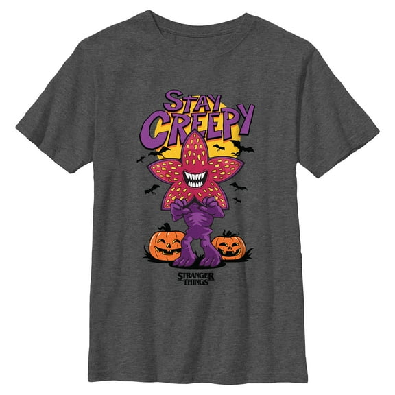 Netflix Boy's Stranger Things Demogorgon Halloween Night T Shirt