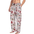 thumbnail image 6 of Fuzoiu Cartoon Santa and Reindeer Print Men's Pajama Pants,Lounge Pants for Men,Lounge PJ Bottoms,Sleepwear Pants with Drawstring Pockets -Large, 6 of 6