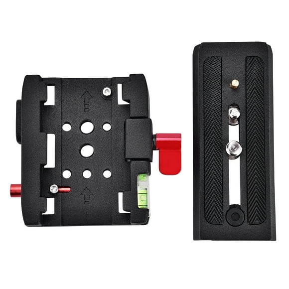 Wekity P200 Quick Release QR Clamp Base Plate for Manfrotto 500 AH 701 503 HDV 577-0829