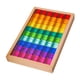 thumbnail image 1 of Juego de bloques de construcción de cubos, juguetes Montessori, suaves, cubos apilables, cubos acrílicos arcoíris para cumpleaños de niños pequeños, 1 of 9