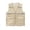 Khaki, variant on Versatile Solid Color Vest Jacket for and Outdoor Travel Work Daily Wear with Pockets South Pole Womens Coat Puffy Vest with Hood Quilted Vest Juniors plus Size Vests for Women 2x Long Vest