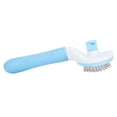 thumbnail image 4 of Pet Comb, Prevent Skin Diseases Remove Dirt Self Cleaning Slicker Brush With Non-Slip Grooves For Cats For Home For Dogs For Pet Shop Blue, 4 of 8