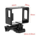thumbnail image 2 of Protective Frame Border Side Standard Shell Housing Case Buckle Mount Accessories for SJ6000 SJ4000 Wifi Action Camera Cam, 2 of 3