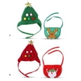 thumbnail image 4 of Greeniant Gorro navideño de invierno para mascotas de tamaño pequeño, babero, toalla para Saliva, accesorios de decoración para fiestas y vacaciones, Ropa para mascotas No.01 Greeniant PT000595-01, 4 of 6