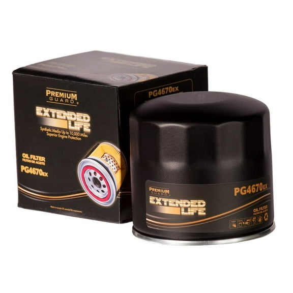 Premium Guard Extended Life Oil Filter up to 10k Miles PG4670EX | Fits 2009-2024 Nissan NP300, 2003-2007 Dodge Ram 1500, Ram 2500, 2001-2008 Chrysler Sebring, 2005-2007 300