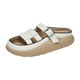 thumbnail image 2 of Sandalias de Mujer a La Moda, Zapatos Planos Impermeables Ligeros, Zapatos Planos para Niñas Y Mujeres, Suela de Goma, Sandalias de Playa para Piscina, 2 of 8