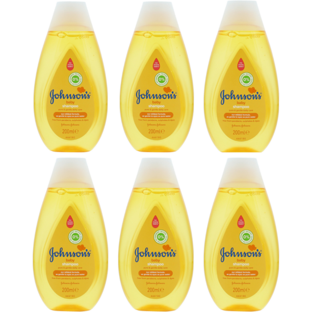 Johnson's Baby Shampoo 200ml Pack of 6