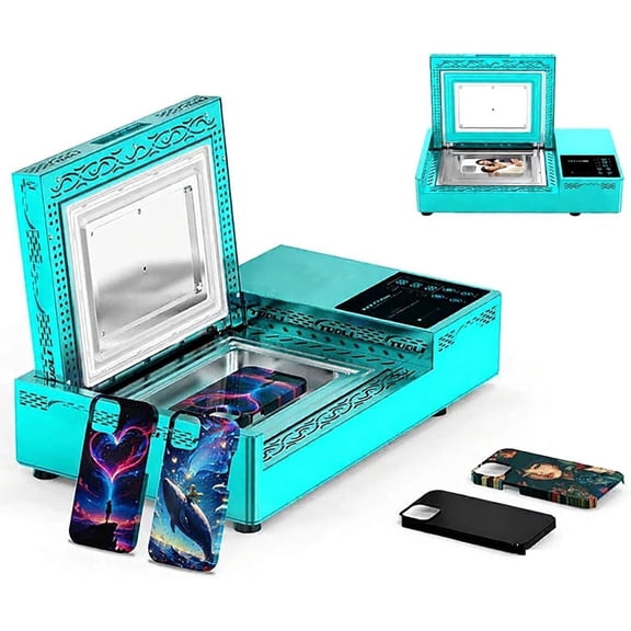 DIY 3D Phone Case Heat Press Machine Kit With Molds,180°c Fast Heat,Sublimation Printer For Custom Personalized Design