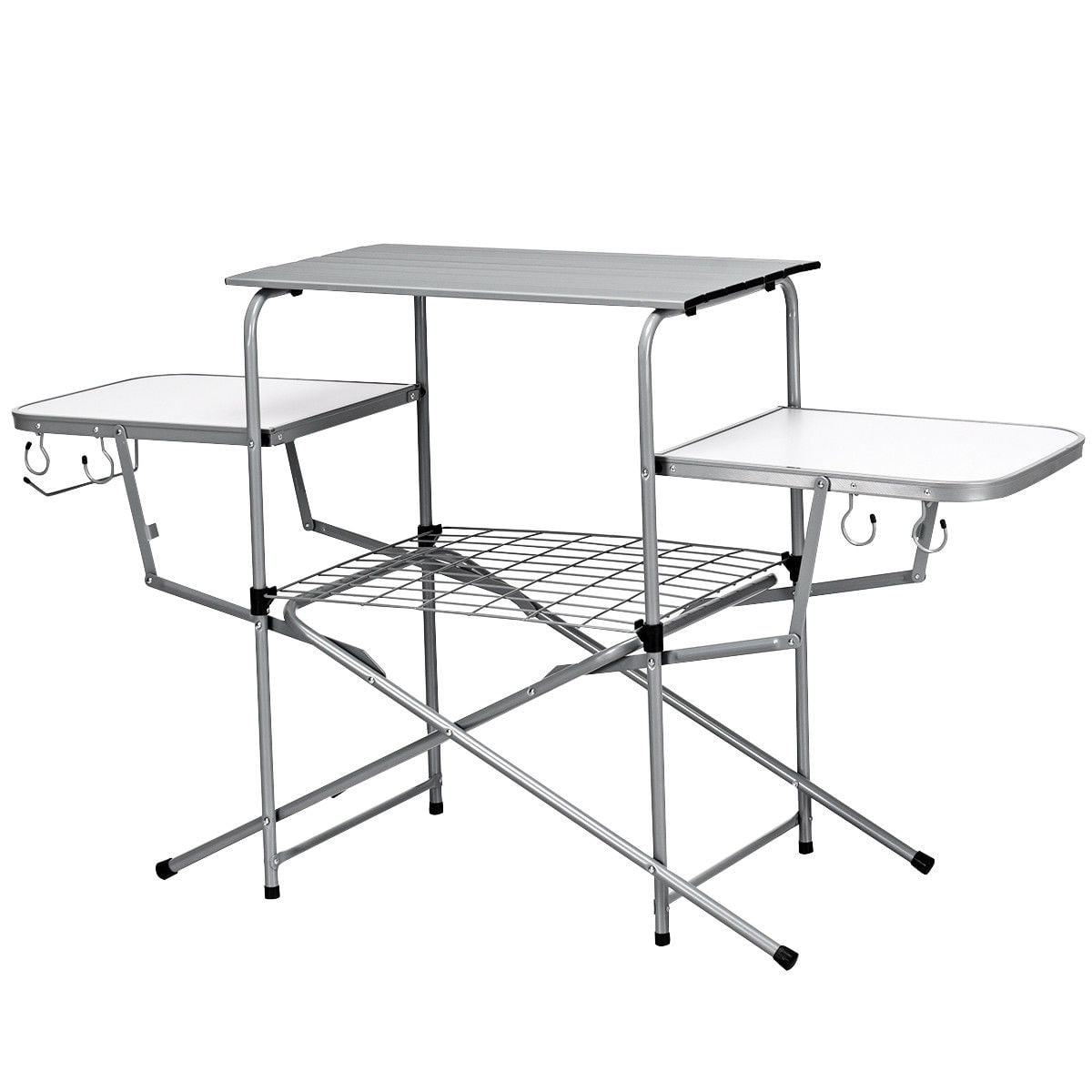 Costway Foldable Camping Table Outdoor 