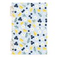 thumbnail image 7 of FORMRS 1-Subject Spiral Notebook 8" x 5" College Ruled 60 Refillable Sheet A5 Hard Cover, Blue Lemons Pattern, 7 of 7