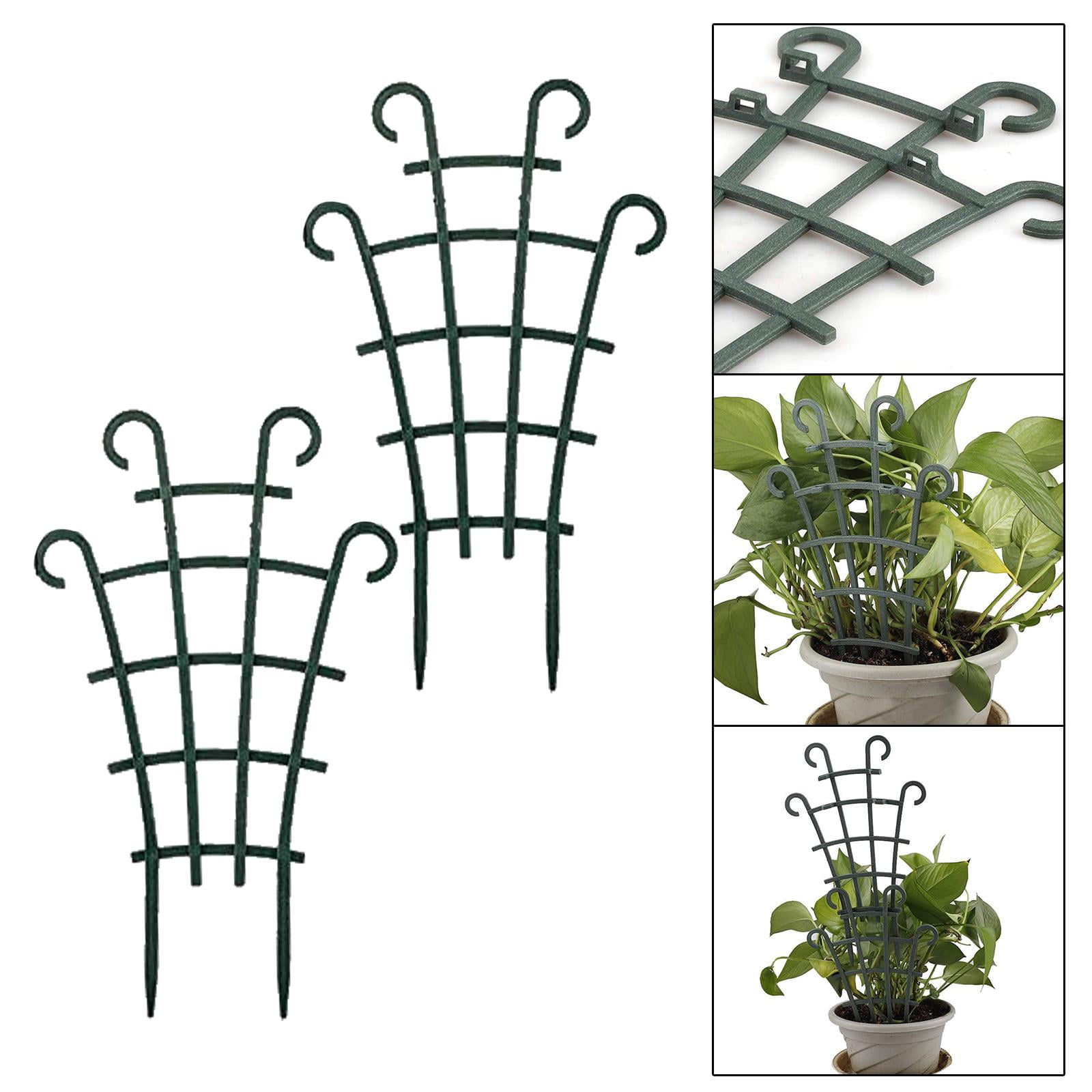 Stackable Garden Trellis ,Lattices ,Support DIY Grid Durable Sturdy Climbing Trellis for Pots