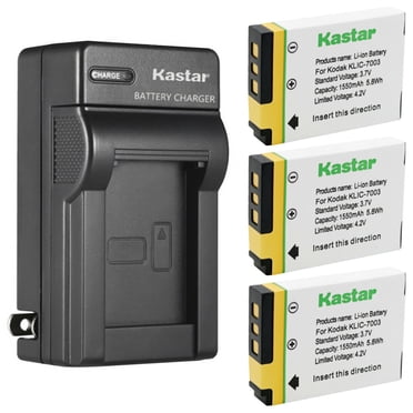 Kastar Battery Wall Charger Kit For Kodak KLIC-5001 – Fits EasyShare Z760, 2400mAh Li-Ion