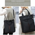 thumbnail image 2 of Men's Tote Bag Laptop A4 Shoulder Bag Nylon Messenger Bag Crossbody Purse Waterproof for Business Travel Work Outdoor, 2 of 7