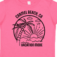 thumbnail image 4 of Inktastic Summer Vacation Mode Carmel Beach California Boys or Girls Toddler T-Shirt, 4 of 5