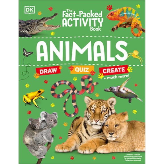 Pre-Owned The Fact Packed Activity Book: The Fact-Packed Activity Book: Animals (Paperback)